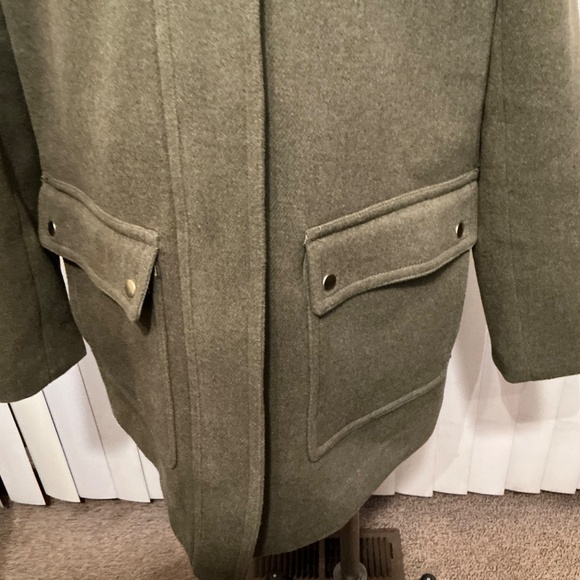 J. Crew Chateau Parka in Italian Stadium Cloth Wool size 14 - Picture 3 of 10